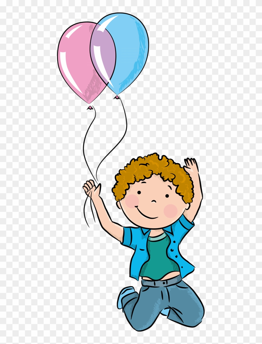 Clipart Aniversário - Children Play Vector Balloon Png #198085