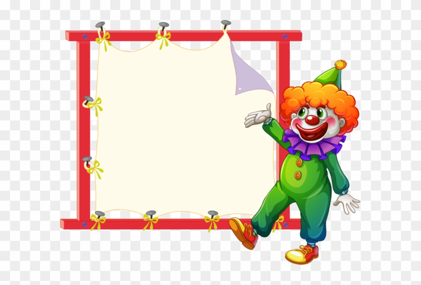 Party Clown With Poster - Background Clown #198102