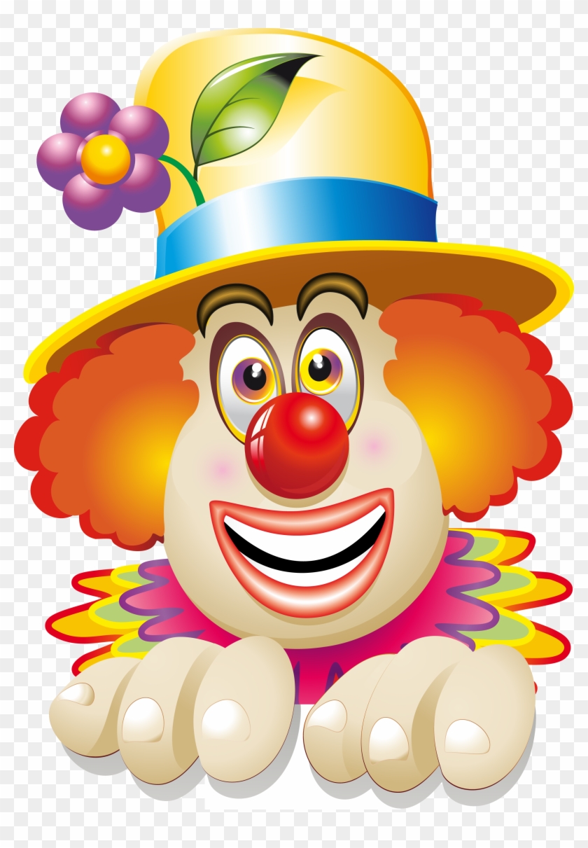 Clown Circus Face Clip Art - Clown Circus Face Clip Art #198238
