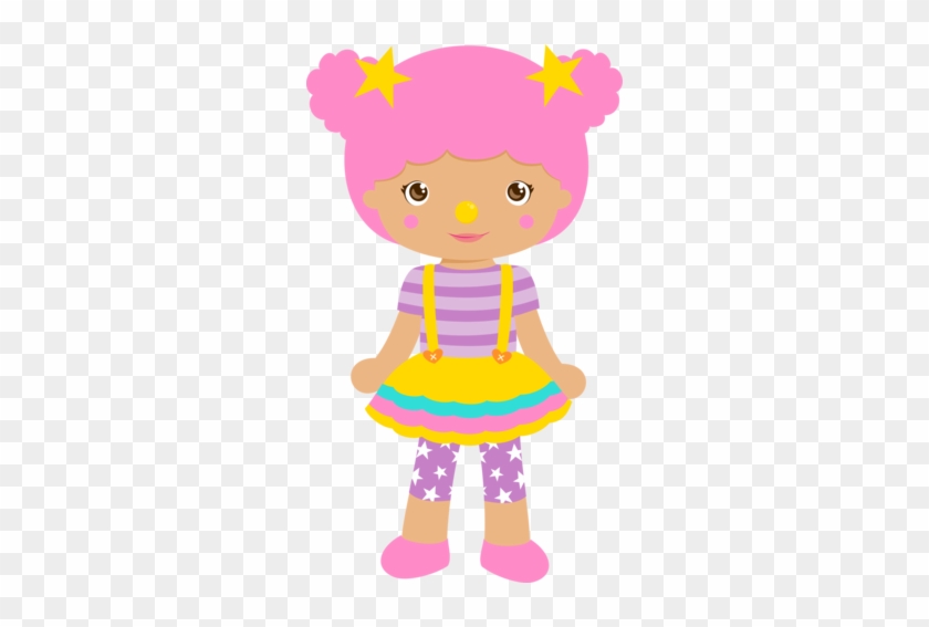 Cute Clipart Minus - Palhacinha Do Circo Rosa #198151