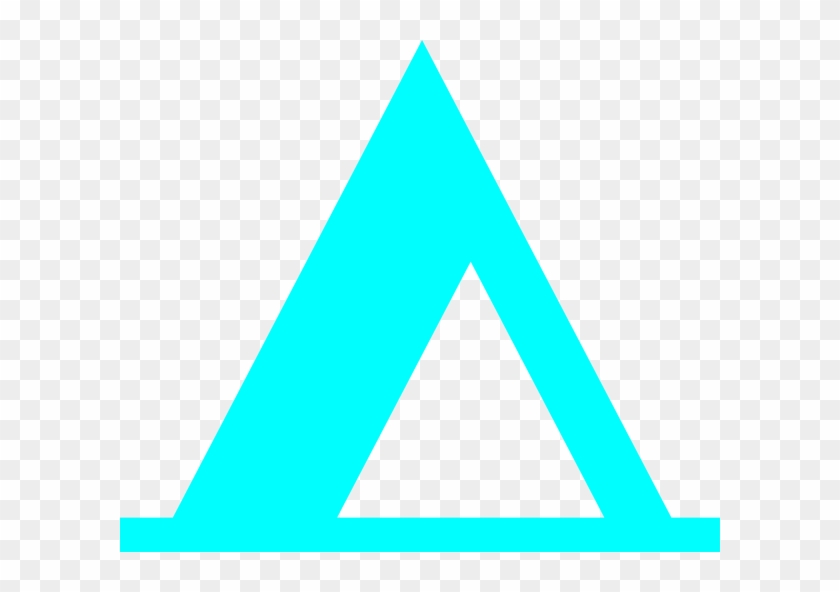 Blue Tent Clip Art - Triangle #198257