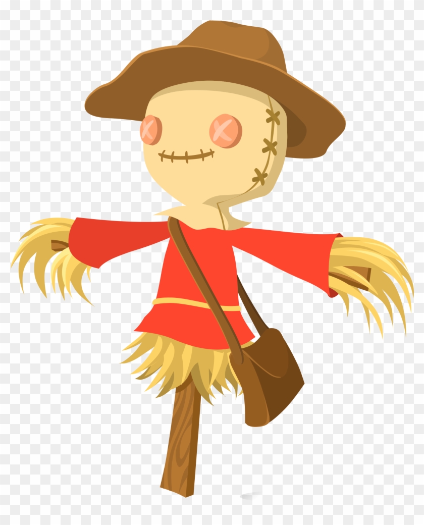 Glitch Video - Scarecrow Clipart Public Domain #198327