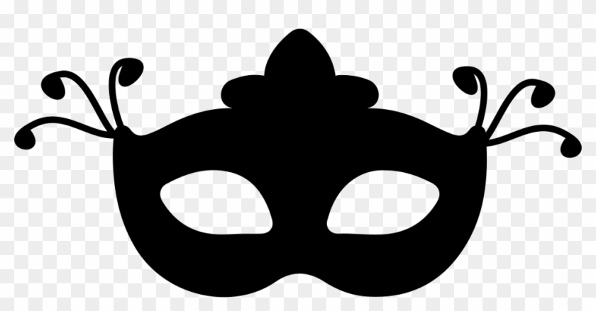 Carnival Mask Silhouette Comments - Mardi Gras Mask Silhouette #198400