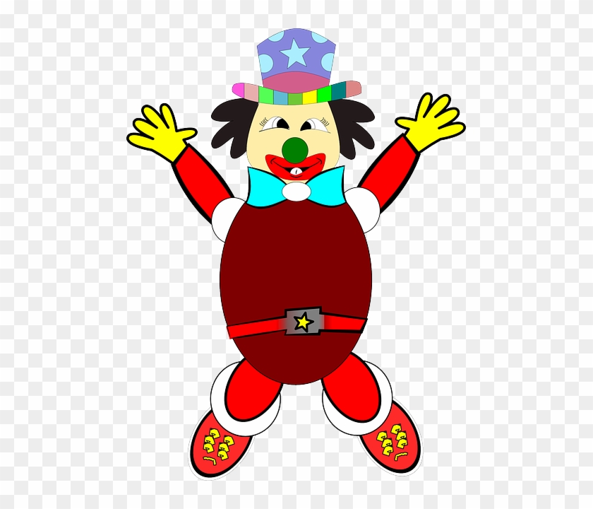 Costume Circus, Clown, Man, Funny, Colorful, Costume - Cartoon Clown Transparent Background #198403