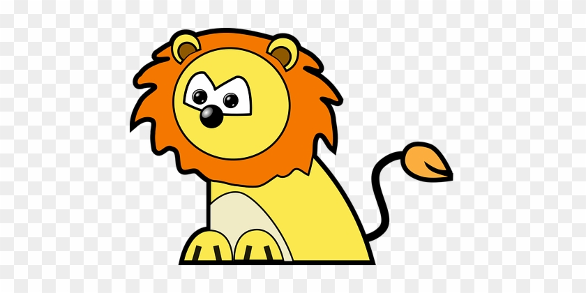 Lion Animal King Jungle Africa Circus Cart - Lion Clip Art #198452