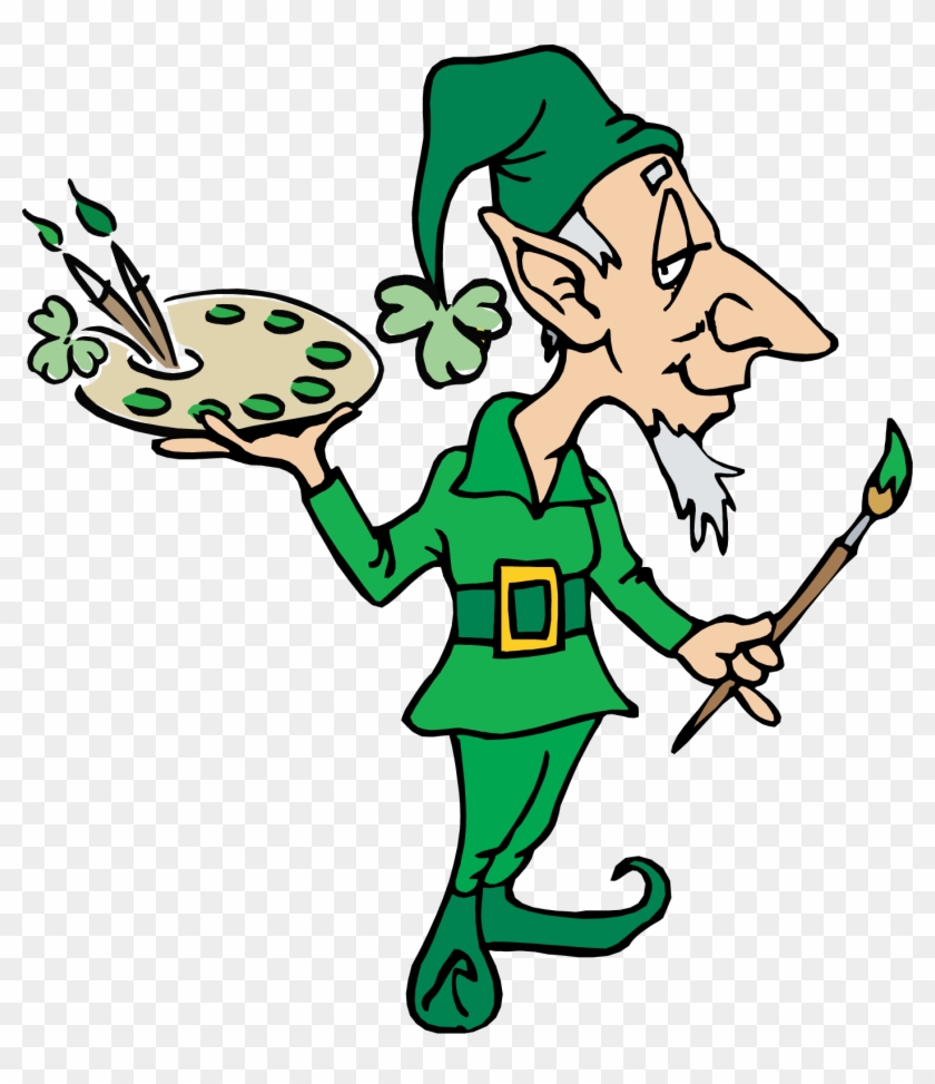 Leprechaun Clip Art - Christmas Elves #198616