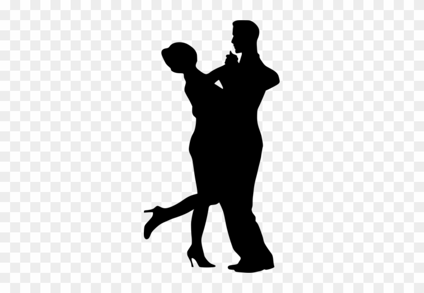 Enrol At Ballroom Dance Lessons In Houston, Tx In Preparation - Couple Dance Silhouette Png #198645