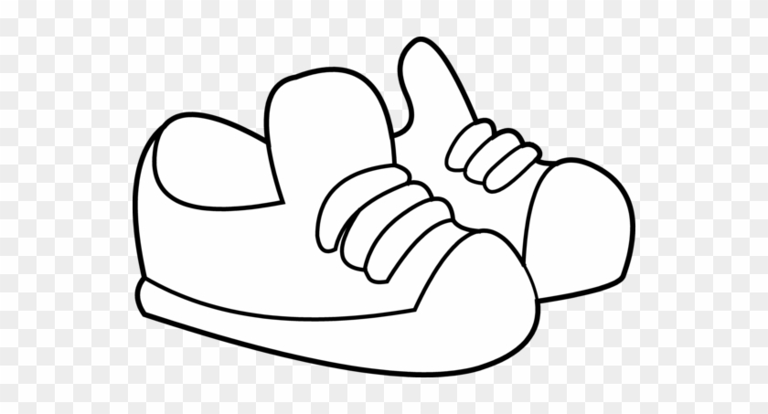 Kids Sneakers Coloring Page - Shoes Coloring #198684