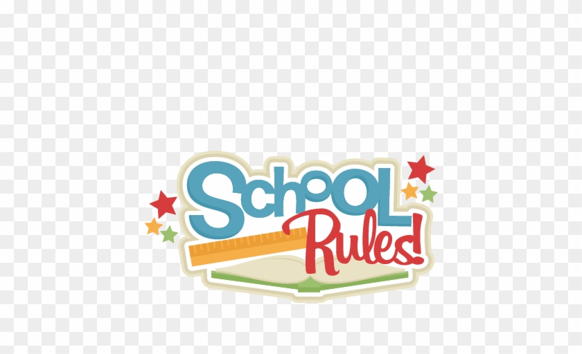School Rules Clipart - School Rules Clipart #198697