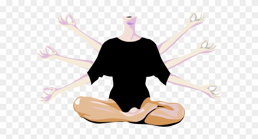 Multitasking Clip Art - Yoga Clip Art #198698