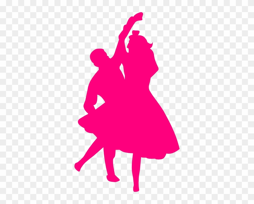 Dancing Couple Silhouette Clip Art Clipart - Live To Dance Wall Calendar #198853