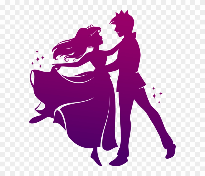 Dance Couples Silhouettes - Prince And Princess Silhouette #198857