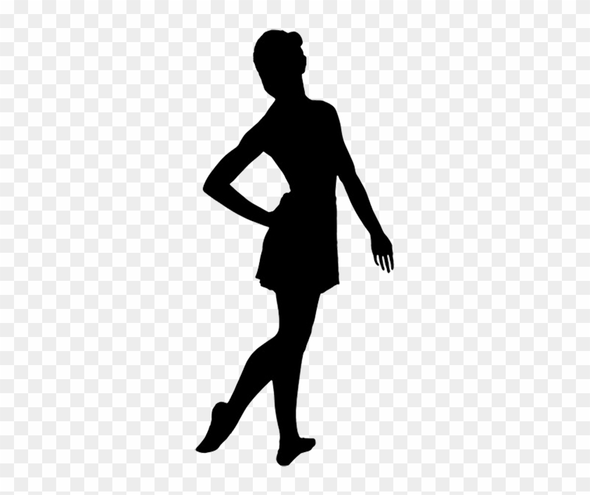 Dancer Silhouette - Girl Silhouette Transparent Background #198899