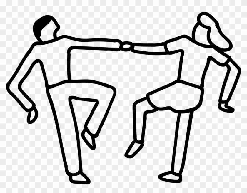 Balance And Swing - Dancing Clip Art #198973