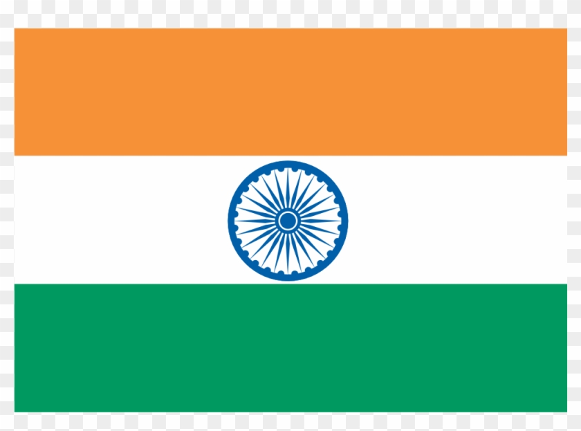 Indian Flag Clip Art - Bandeira Da India Cores #199044
