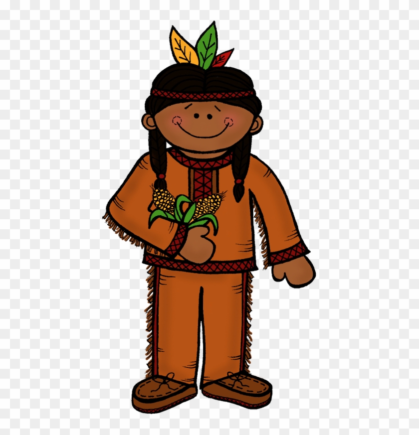 Native American Indian Native A Clipart Clipartix Cliparting - Melonheadz Thanksgiving Clipart #199047