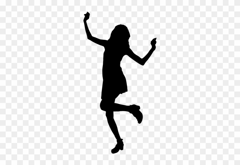 Dance Woman Bachelorette Party Clip Art - Outline Of Girl Dancing #199074