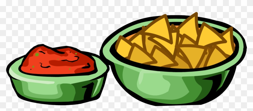 Nachos And Salsa - Chips And Salsa Clipart #199073