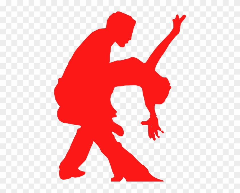 Salsa Dancing Couple Silhouette #199087