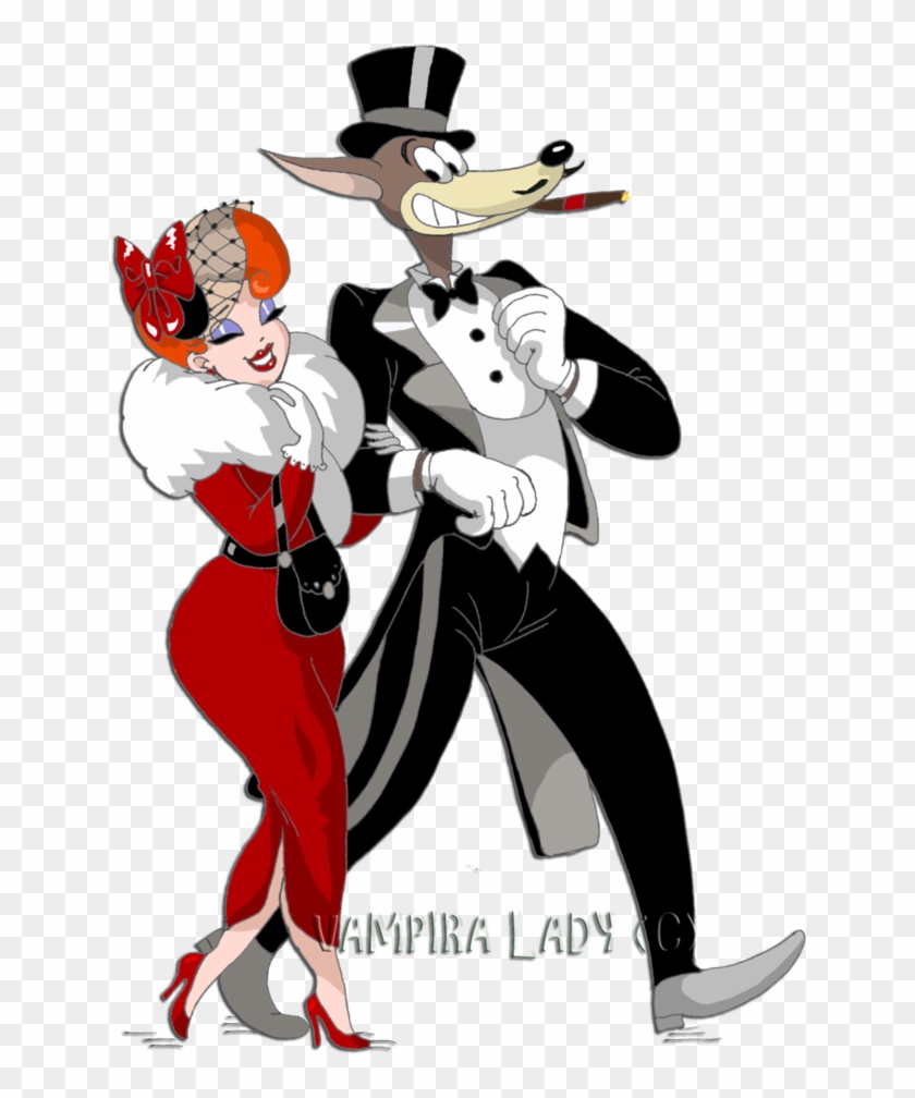 Red And Wolfy By Vampiralady - Drawing #199095