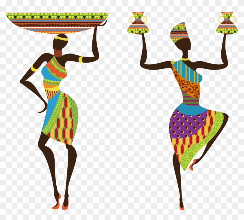 Sub-saharan Africa Woman Painting - Africandancing Women #199132