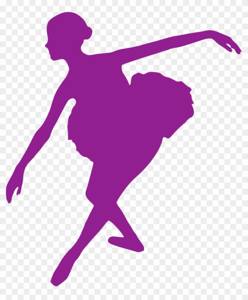 Danse Clipart Dinner Dance - Balerina Silouet Warna Biru #199131