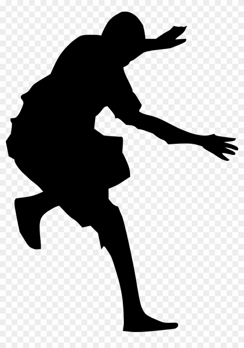 Hip Hop Dance Workshop In Summer - Person Jumping Silhouette Png #199153