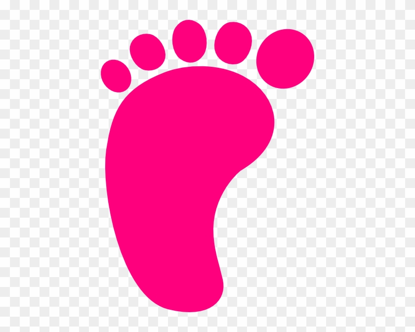 Baby Left Foot Modified Clip Art At Clker Com Vector - Baby Feet Clip Art #199224