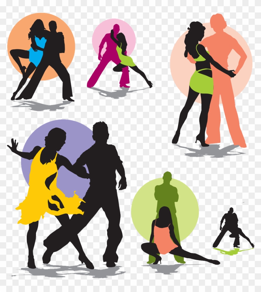 Latin Dance Royalty-free Silhouette - Latin Dance Royalty-free Silhouette #199273