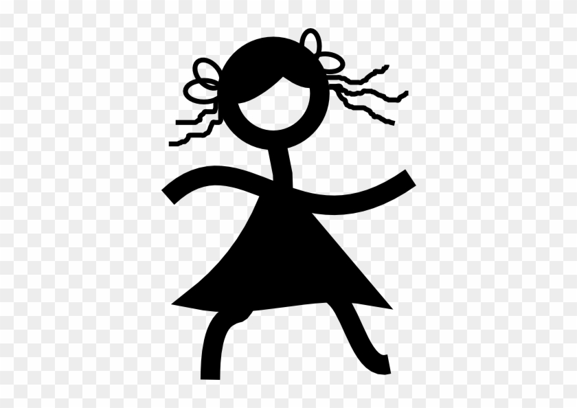 Stickwoman Disco Dancer Clip Art - Clip Art #199283