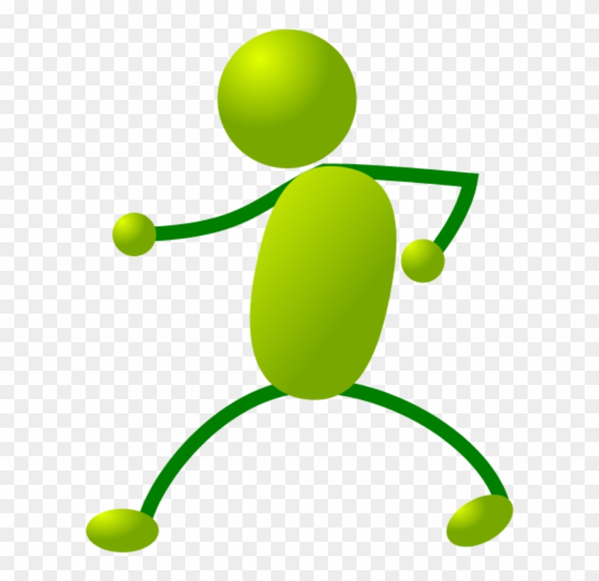 Stick Man Dancing Vector Clip Art - Stick People Clip Art #199327