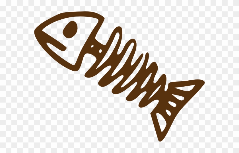 Bonefish Clip Art - Fish Bone Cartoon #199345