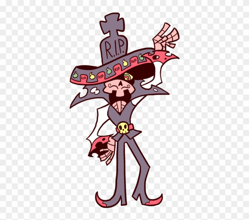 He's The Leader Of A Desert Gang Of Dancing Skeleton - Cross #199360