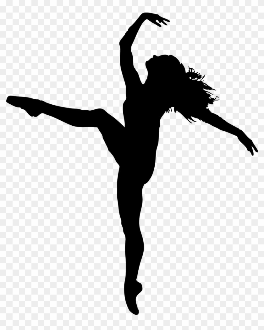 Jazz Dance Silhouette Ballet Dancer Clip Art - Clip Art Dance Silhouette #199408