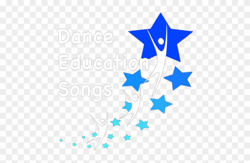 Logo Art With Dance Teacher Helping Dance Students - Garland Of White Stars #199506