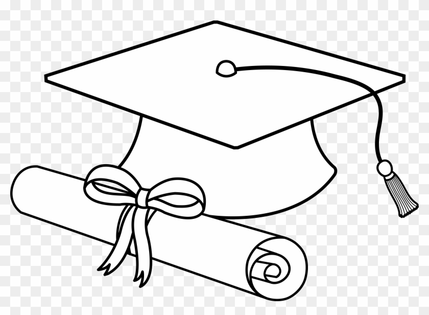 degree cap clipart front and back