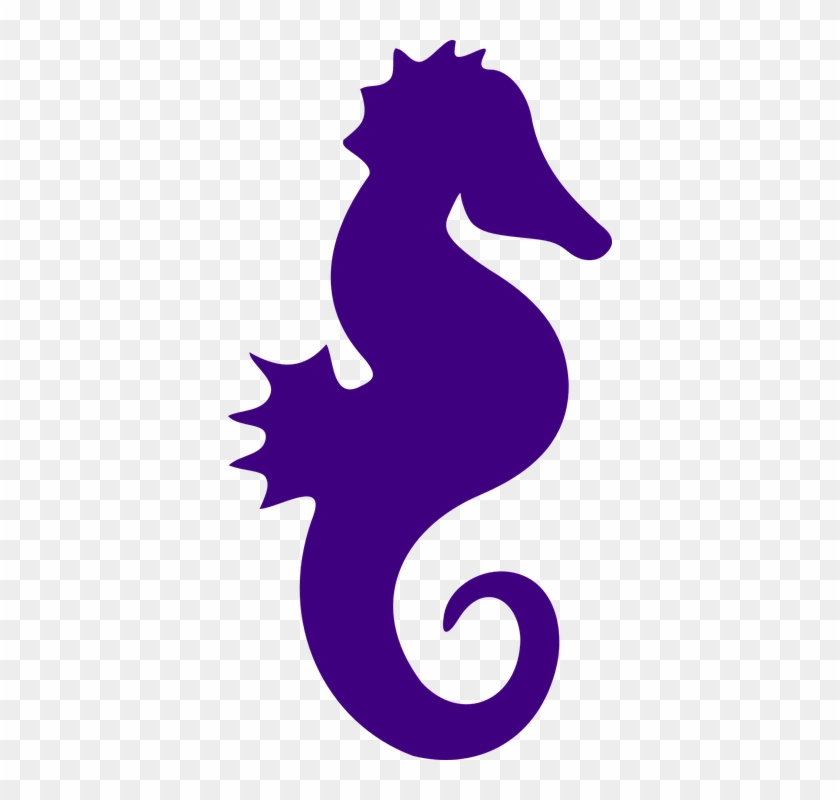 Clip Art - Seahorse Silhouette Png #199620