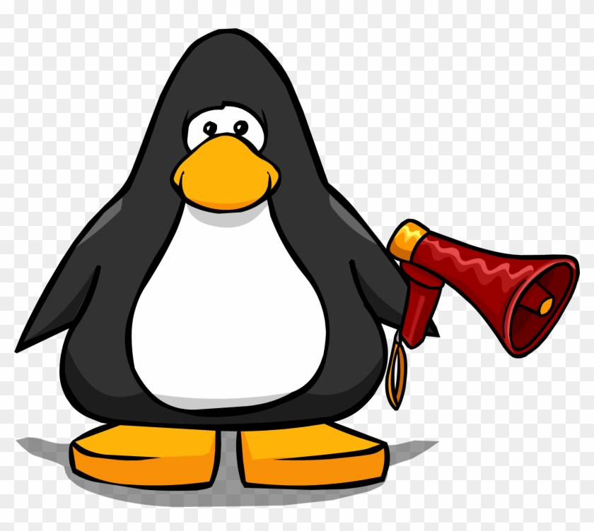 Club Clipart Megaphone - Penguin Unicorn #199626