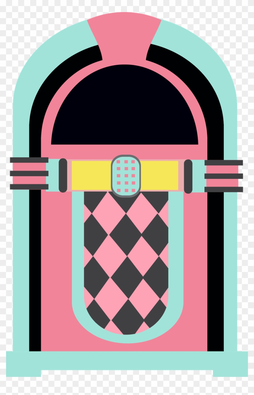 ○•‿✿⁀ Music ‿✿⁀•○ - 50s Jukebox Clip Art #199646