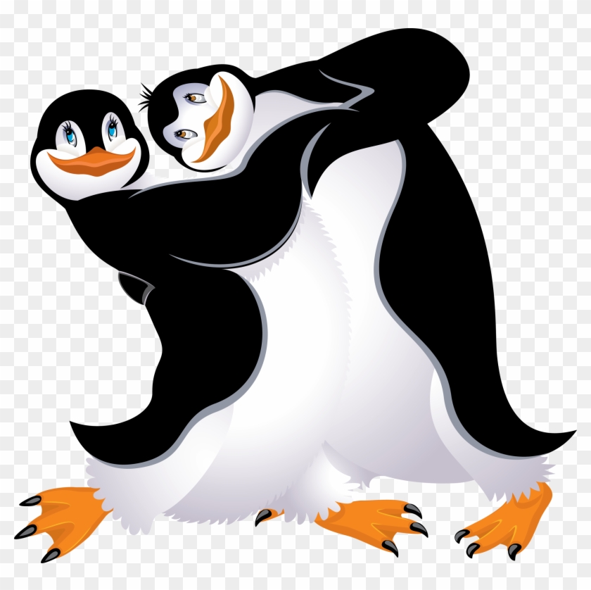 dancing penguins clipart