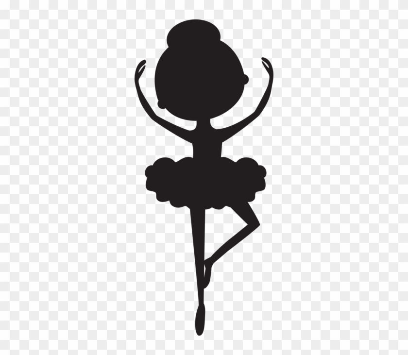 Clip Art - Baby Ballerina Silhouette #199676