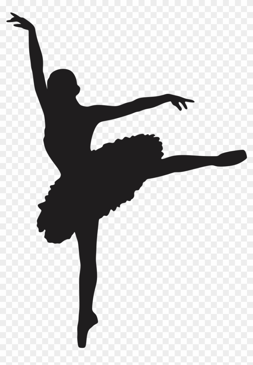 Ballet Dancer Silhouette Clip Art - Ballerina Cut Out #199702