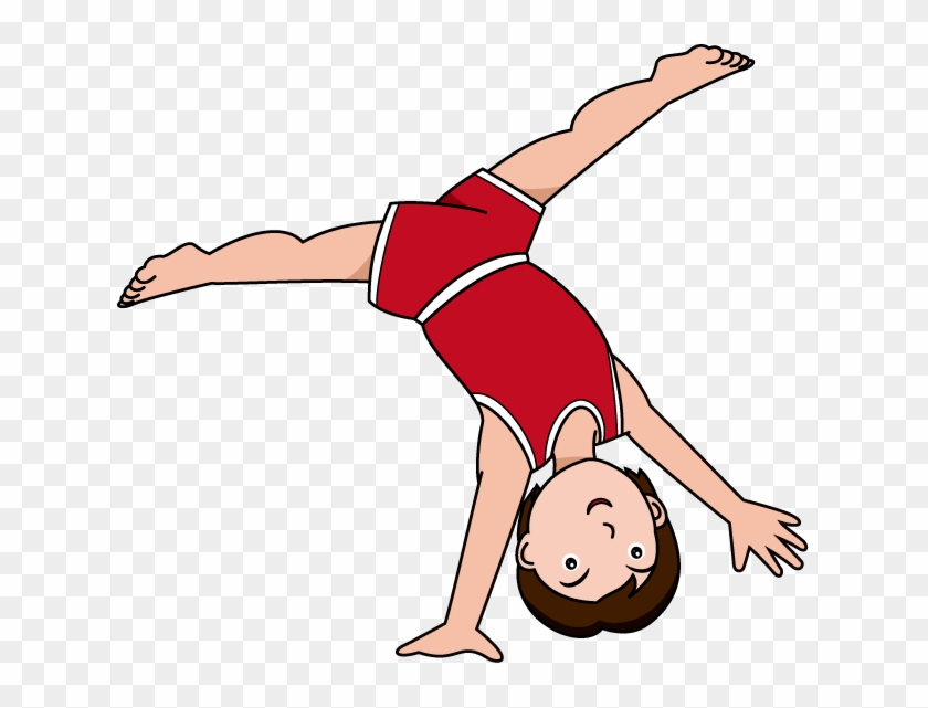 Gymnastics Clip Art - Cartwheel Clipart #199865