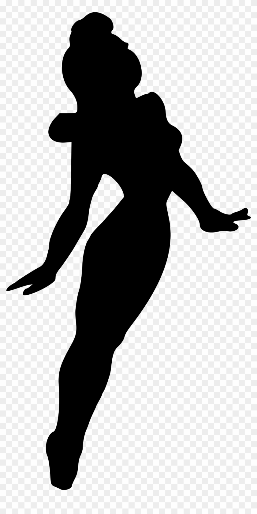 Dancing 4 - Woman Dancing Silhouette .png #199890