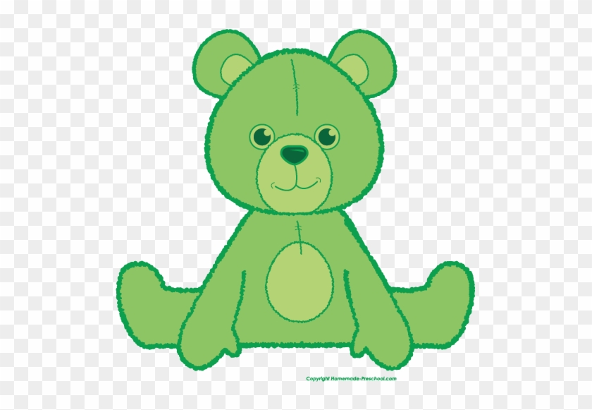 Click To Save Image - Green Teddy Bear Clipart #199956