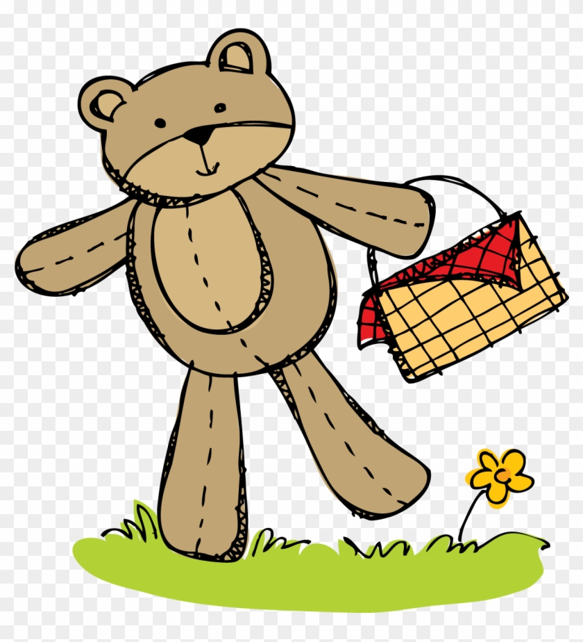Fascinating Clip Art Teddy Bears Medium Size - Cartoon Teddy Bear Picnic #200030