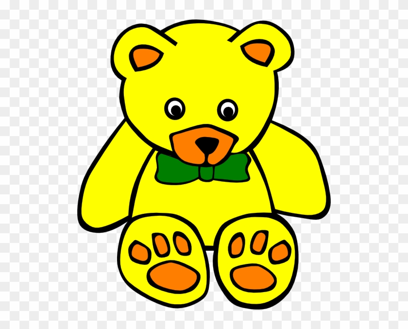 Teddy 3 Clip Art At Clker - Teddy Bear Coloring Pages #200029