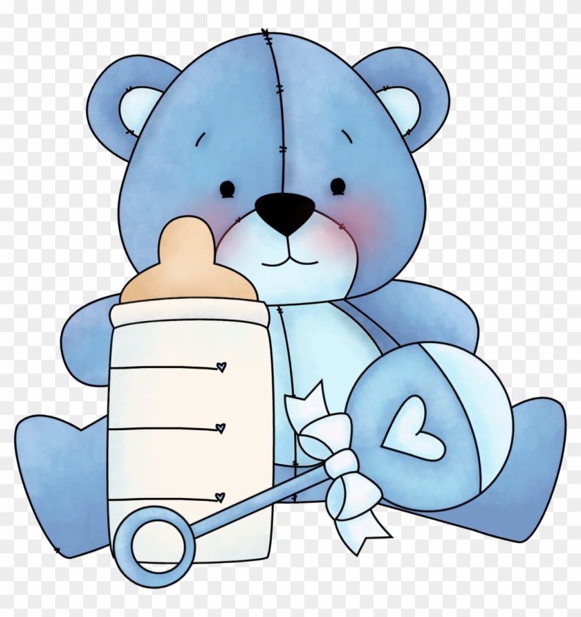 Clip Art - Blue Teddy Bear Clip Art #200037