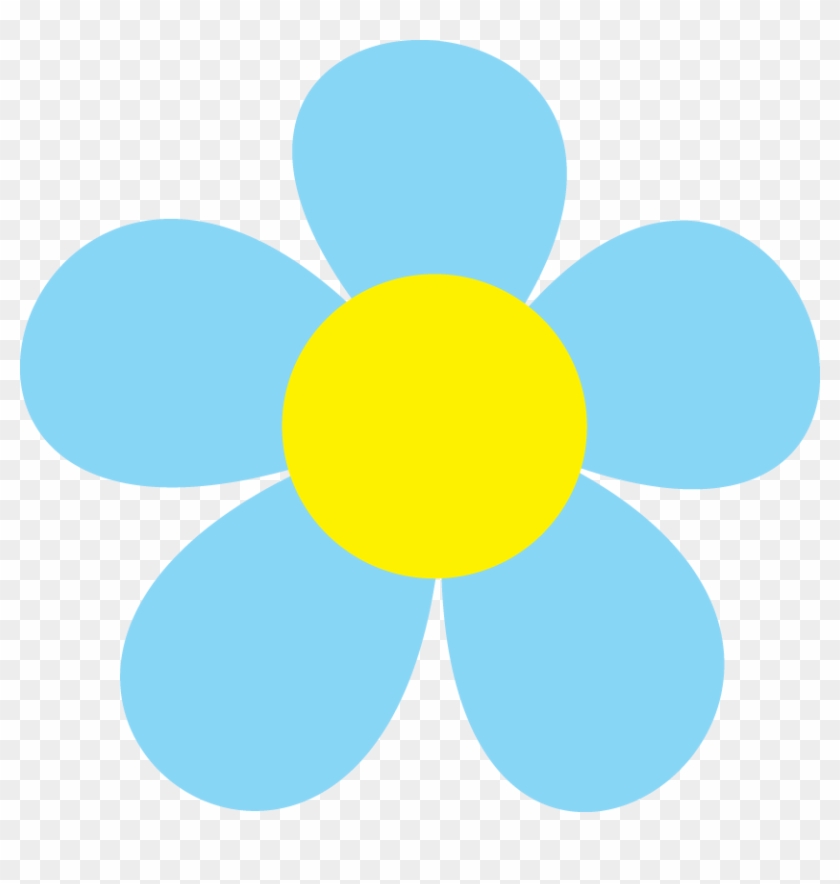 Blue And Yellow Flowers Clipart Free | Best Flower Site