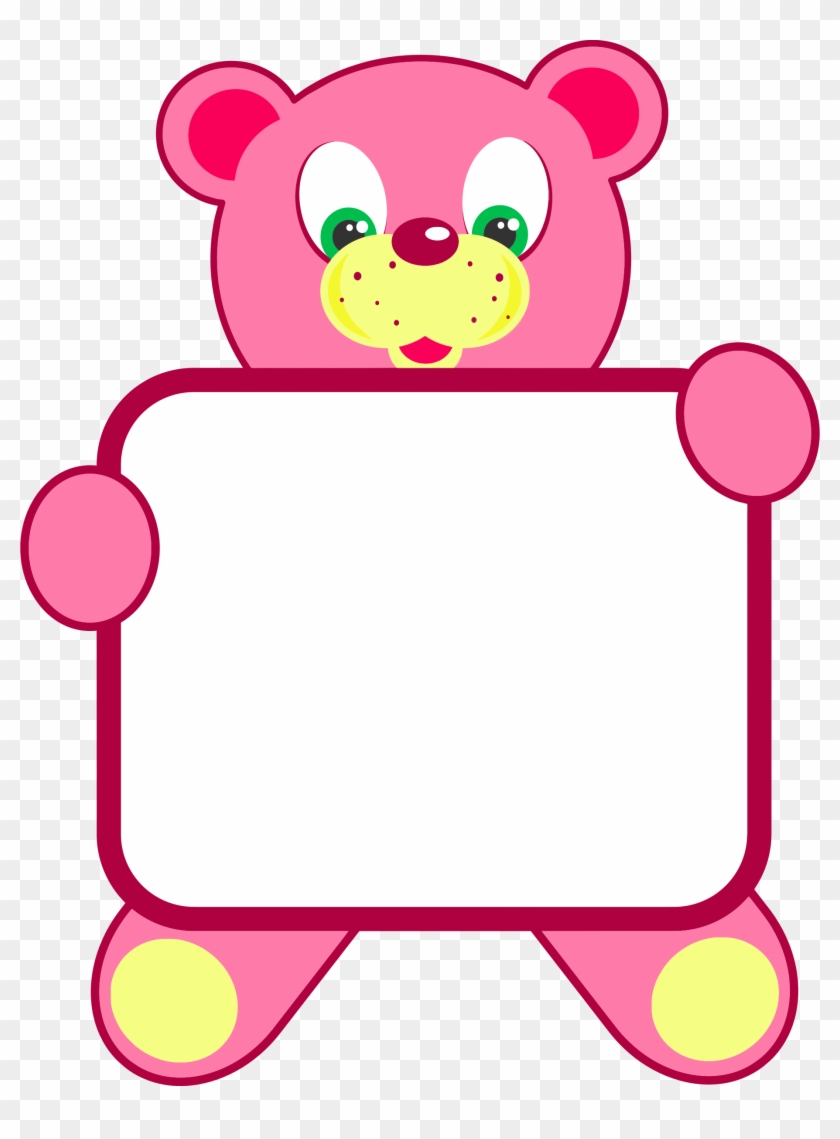 Teddy Bear Sign - Teddy Bear Pink Png #200133